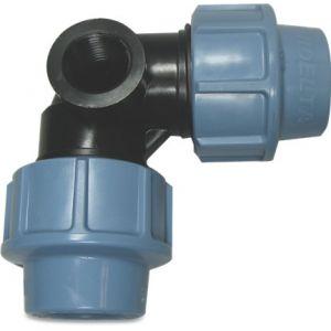 PP Knie 90° met zijaansluiting