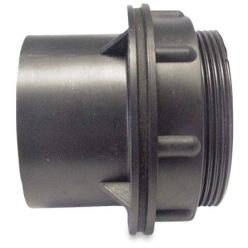 Doorvoer geschroefd 40mm inwendig met lijmmof