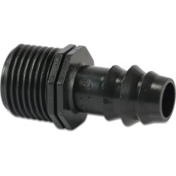 PP Slangtule buitendraad x barbed 3/4" x 16mm