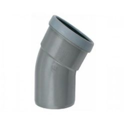 Afvoer PVC - Manchet Bocht 30° mof/spie 110mm
