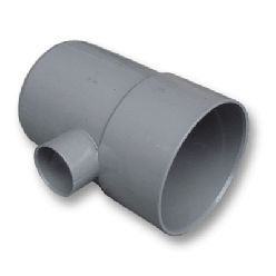 Afvoer PVC - T-stuk 90° verloop mof/spie 110 x 75mm