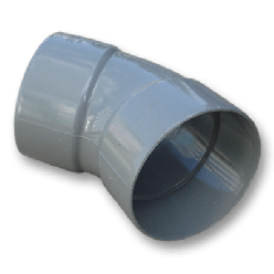 Afvoer PVC Bocht 45° 160mm