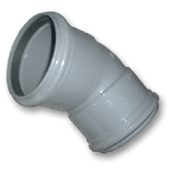 Afvoer PVC - Manchet Bocht 45° 110mm