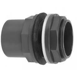 Druk PVC VDL Doorvoer inwendig lijm x buitendraad 32mm x 1 1/4" x 1 1/4"
