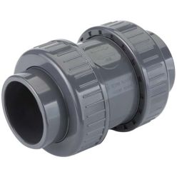 PVC/EPDM terugslagklep 3/8" veerbelast PN16