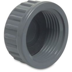 Druk PVC Eindkap binnendraad 3/8"