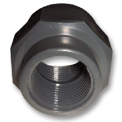 Druk PVC VDL Draadsok Verloop 2x binnendraad 1/2" x 3/8"