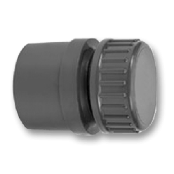 Druk PVC VDL Eindset met schroefdop 25/32mm x 3/4"