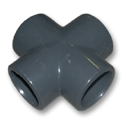 Druk PVC kruisstuk 75mm
