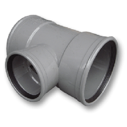 Afvoer PVC - Manchet T-stuk 90° Verloop 200 x 110mm