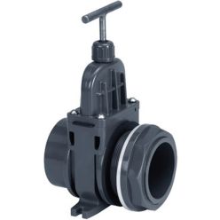 VDL Schuifkraan / Schuifafsluiter 50mm + doorvoer