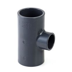 Druk PVC T-stuk 90° verloop 50mm x 20mm x 50mm