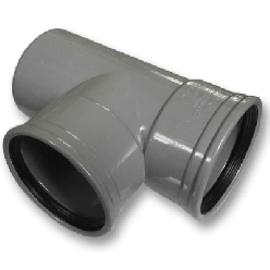 Afvoer PVC - Manchet T-stuk 90° mof/spie 315mm