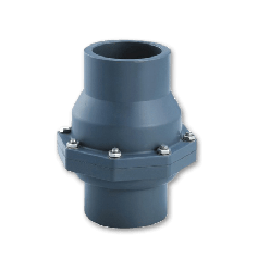 Druk PVC Terugslagklep zonder veer 50mm