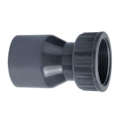 Druk PVC VDL 2/3 koppeling inwendig lijmmof x binnendraad 90mm x 3"