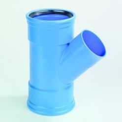 Dyka Sono verloop T-stuk 3 x mof 45° 110mm x 50mm
