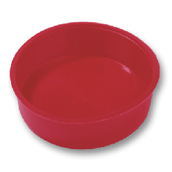 PE Speciedeksel 125mm rood