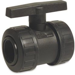 PP Kogelkraan met 2x 1 1/2" binnendraad