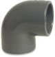Druk PVC Knie 90° 32mm lijmmof 16bar KIWA keur