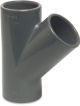 Druk PVC T-stuk 45° 20mm