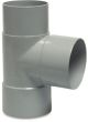 Afvoer PVC T-stuk 90° mof/spie 80mm verjongd