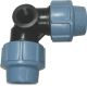 Unidelta Tyleen Knie 90° knel x binnendraad x knel 32mm x 1/2