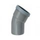 Afvoer PVC - Manchet Bocht 30° mof/spie 160mm