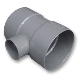 Afvoer PVC T-stuk 90° verloop 110 x 50mm