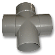Afvoer PVC Dubbel T-stuk 90° 110mm
