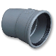 Afvoer PVC - Manchet Bocht 15° mof/spie 250mm