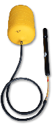 Eesieel oppompbare / opblaasbare buisafsluiter 200mm tot 320mm met 1,35 meter slang en ventiel