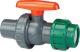 PVC/PE Kogelkraan voor substraat tyleen klemkoppeling 32 mm x 32/40 mm 