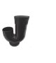 PP Sifon met schroefdeksel 110mm mof/spie zwart