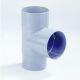 Afvoer PVC T-stuk 85° 2 x mof/verjongd spie 60mm